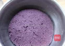 黑米豆沙菊花包的做法图解3