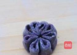 黑米豆沙菊花包的做法图解9