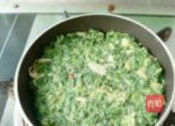 荠菜虾皮鸡蛋饼的做法图解11