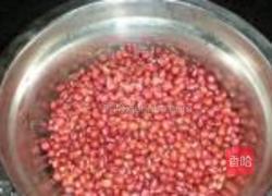 红豆黑米糊的做法图解1