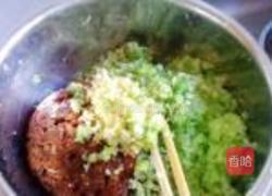 黑芝麻芹菜猪肉包的做法图解4