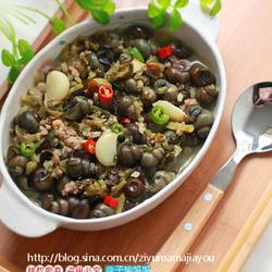 咸菜肉末笃螺蛳的做法[图]