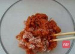 辣白菜锅贴的做法图解3