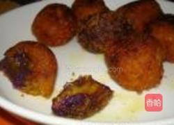 紫薯南瓜球的做法图解3