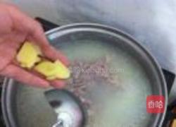 皮蛋瘦肉粥的做法图解6