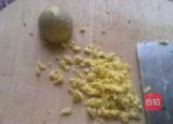 猪肝青菜蛋黄糊的做法图解4