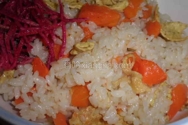 胡萝卜烧米饭