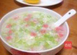 西芹火腿粥的做法图解13