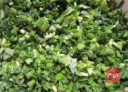 韭菜鸡蛋饺子的做法图解2