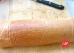 奶茶蜜豆蛋糕卷的做法图解15