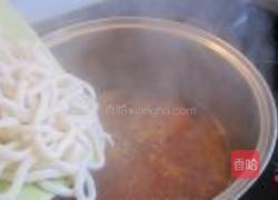 杂菜汤煮乌冬面的做法图解4