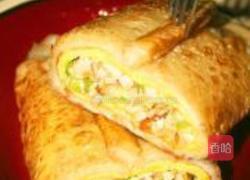 蛋卷韭黄盒子的做法图解16