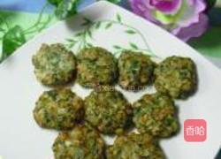 香椿煎虾饼的做法图解12