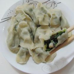 油菜虾仁水饺的做法[图]