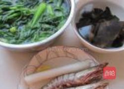 油菜虾仁水饺的做法图解2