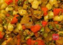土豆丁肉末炒疙瘩的做法图解6