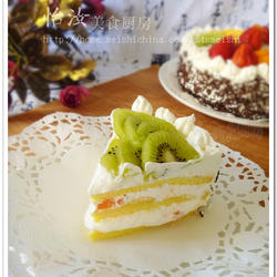 什锦水果奶油蛋糕的做法[图]