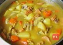 咖喱鸡蘑菇意面的做法图解8