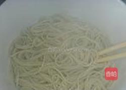 青菜肉丝小煮面的做法图解3