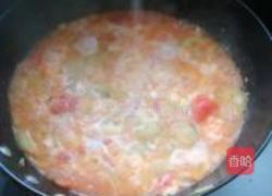 番茄丝瓜卤子面的做法图解9