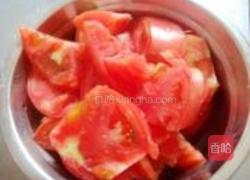番茄丝瓜卤子面的做法图解2