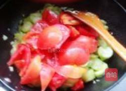 番茄丝瓜卤子面的做法图解6