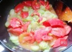 番茄丝瓜卤子面的做法图解7