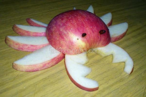 苹果萌螃蟹