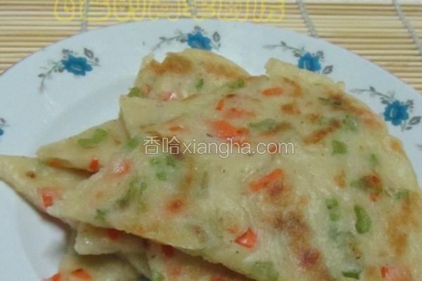 鲜蔬豆渣面饼