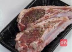 香烤法切羊排的做法图解1