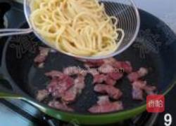 培根蛋面的做法图解9
