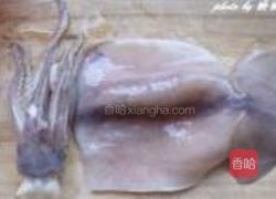 鲜鱿粥的做法图解1