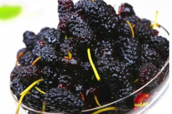 蓝莓蜜汁桑葚