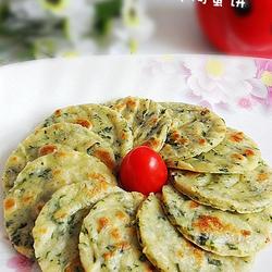 芹菜叶鸡蛋饼的做法[图]