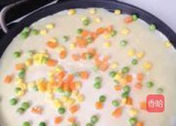 青豆玉米鸡蛋饼的做法图解4