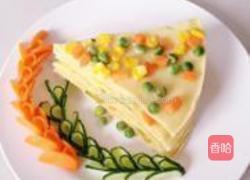 青豆玉米鸡蛋饼的做法图解5