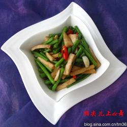 蚝油豆角杏鲍菇的做法[图]