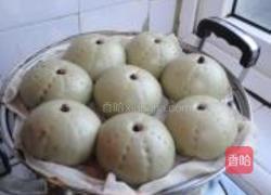 抹茶豆沙包的做法图解18