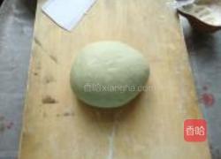 抹茶豆沙包的做法图解7