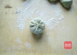 抹茶豆沙包的做法图解11
