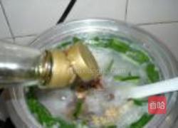 猪红韭菜粥的做法图解9