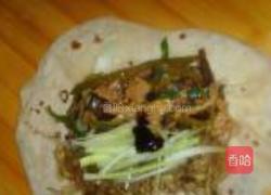 筋饼卷菜的做法图解16
