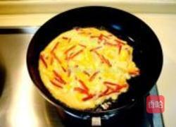 贝茸彩椒煎蛋饼的做法图解10