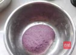 黑米双色花卷的做法图解3