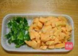 蒜香红薯焖面的做法图解2