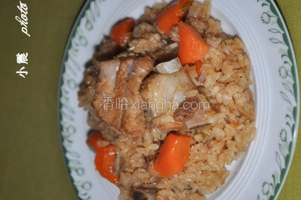 胡萝卜排骨饭