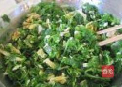 荠菜鸡蛋云吞的做法图解9