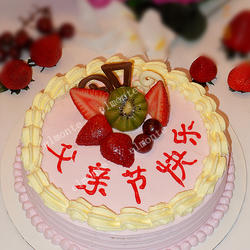 香芋水果蛋糕的做法[图]