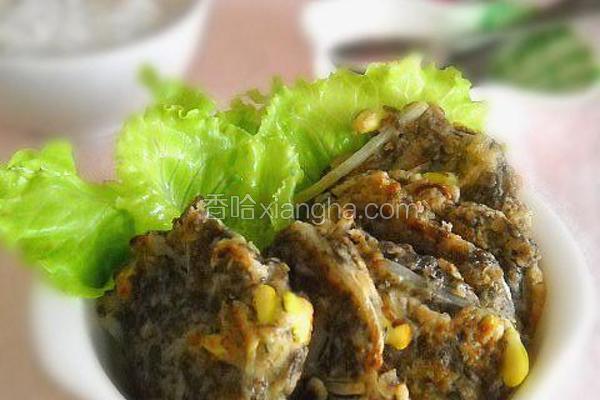紫菜豆芽饼