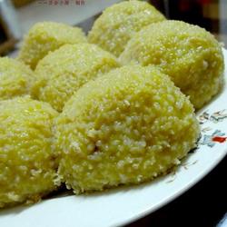 红薯豆沙糯米球的做法[图]